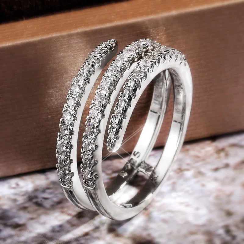 Huitan Fashion Surround Shaped Finger Rings