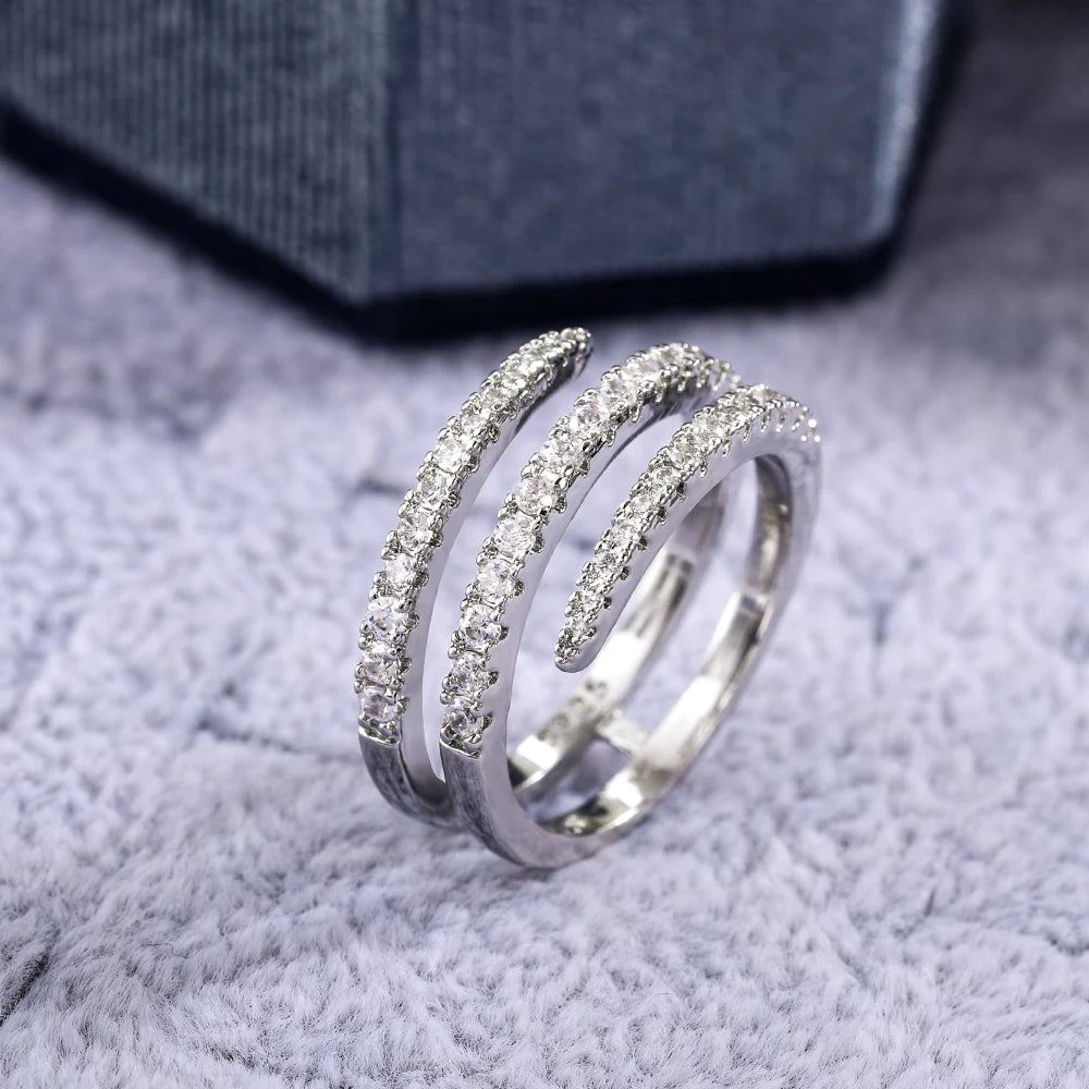 Huitan Fashion Surround Shaped Finger Rings