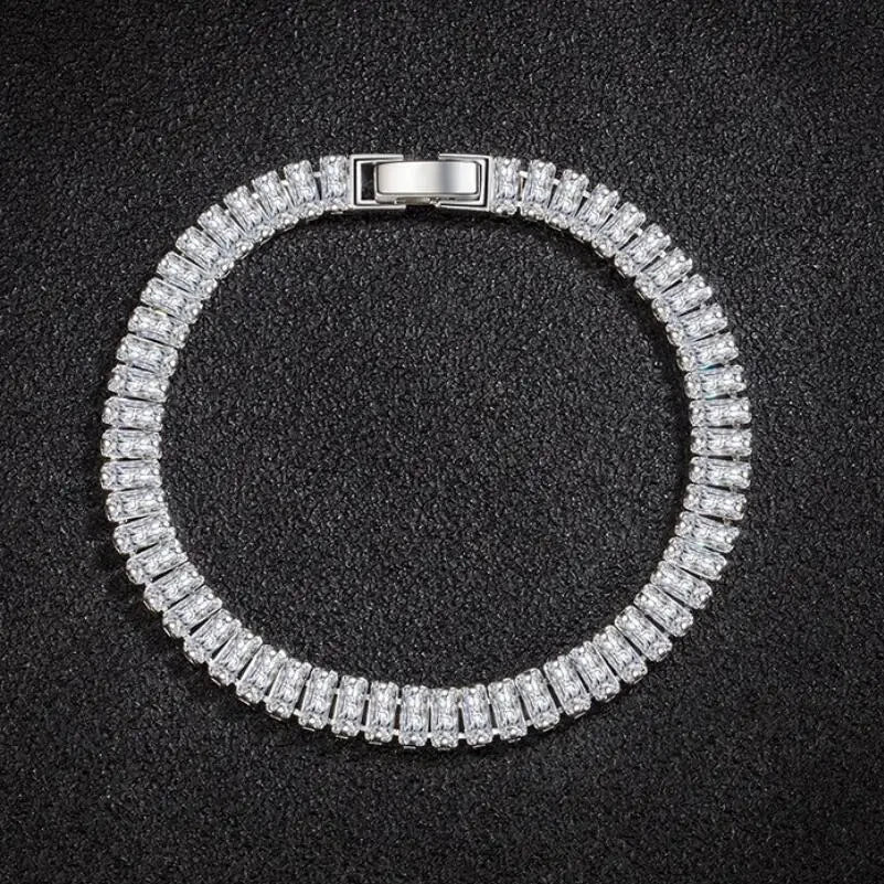 luxury designee Silver fine Crystal Bracelet For Women